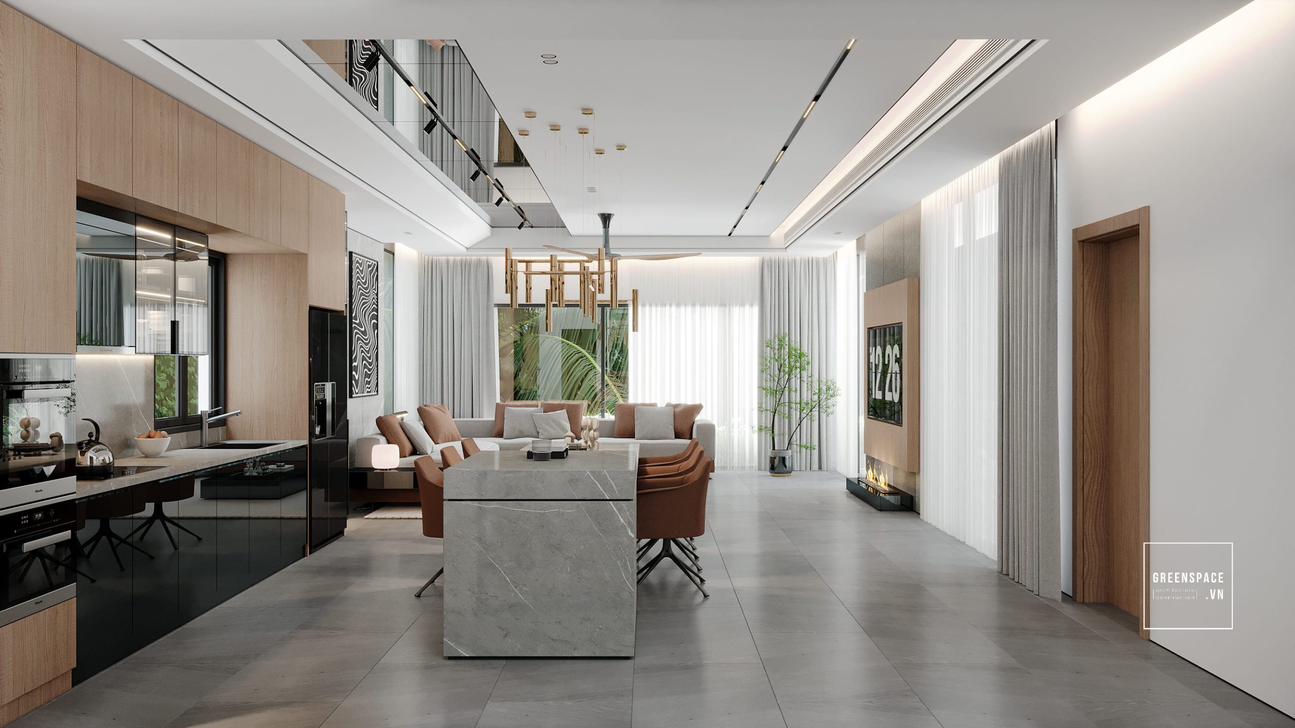 thiết kế nội thất biệt thự Đồi Ngọc Tước - TP. Hồ Chí Minh 5