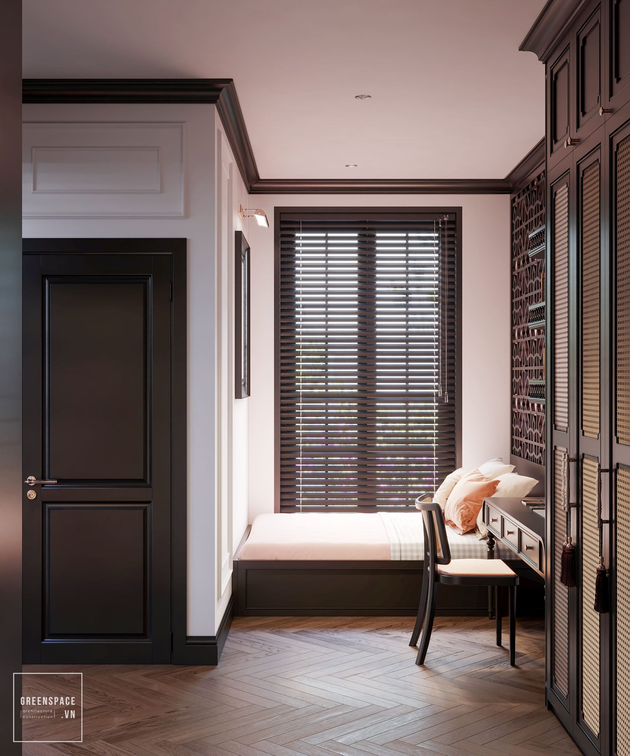 thiết kế nội thất biệt thự Indochine Bà Rịa Vũng Tàu 27