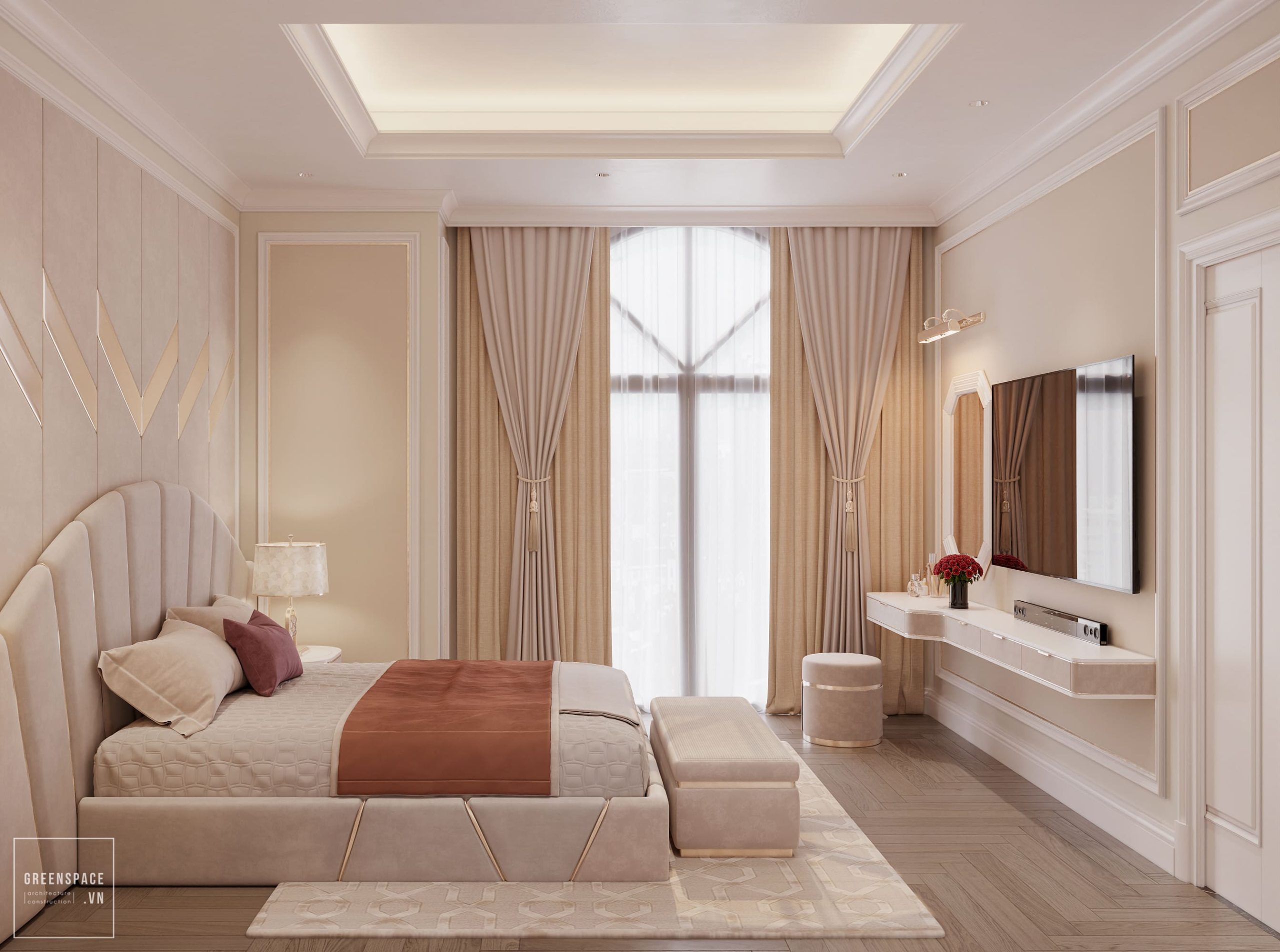 Thiết kế nội thất biệt thự Tân Cổ Điển tại Bà Rịa Vũng Tàu 29