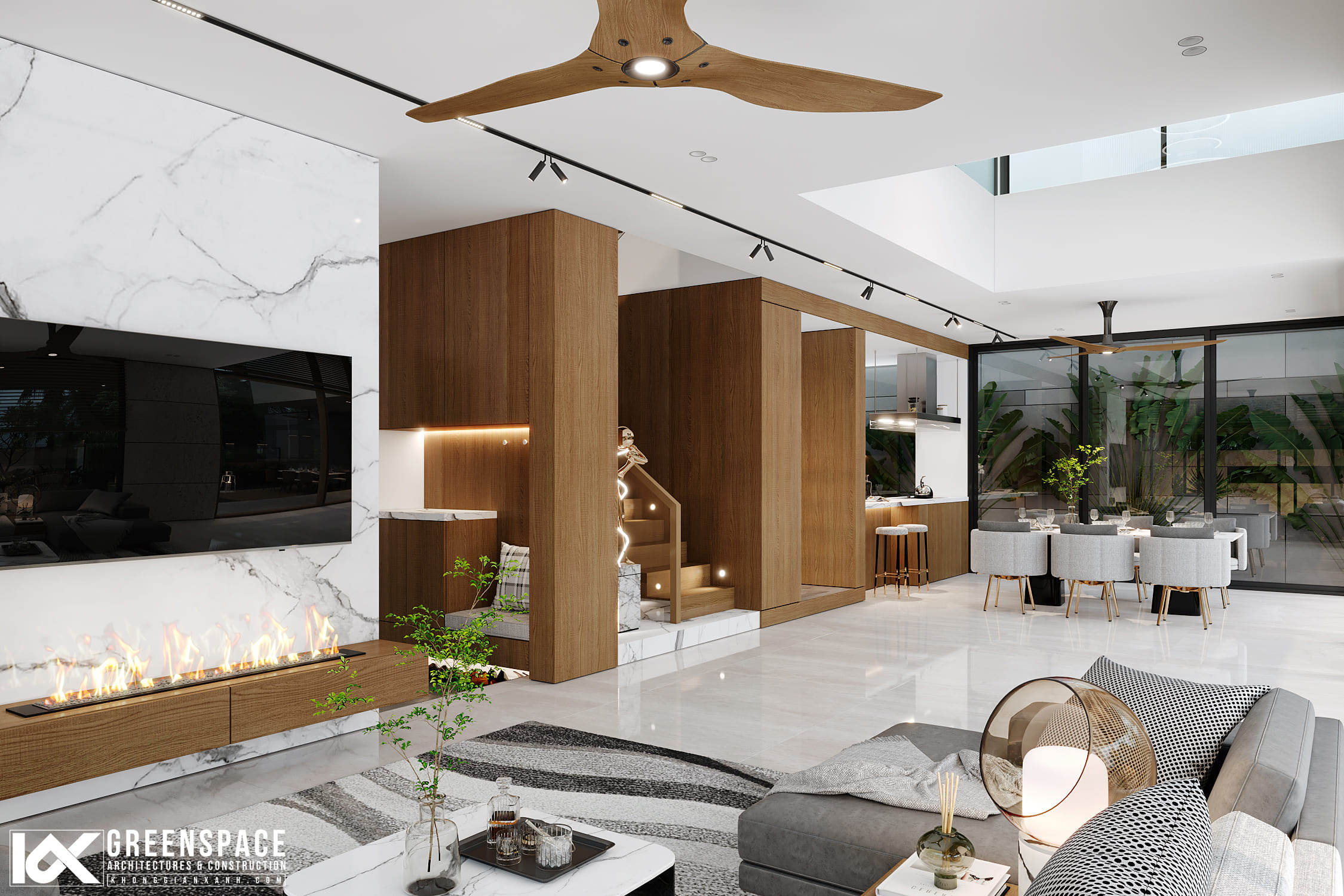 thiết kế nội thất biệt thự Thành phố Hồ Chí Minh 11