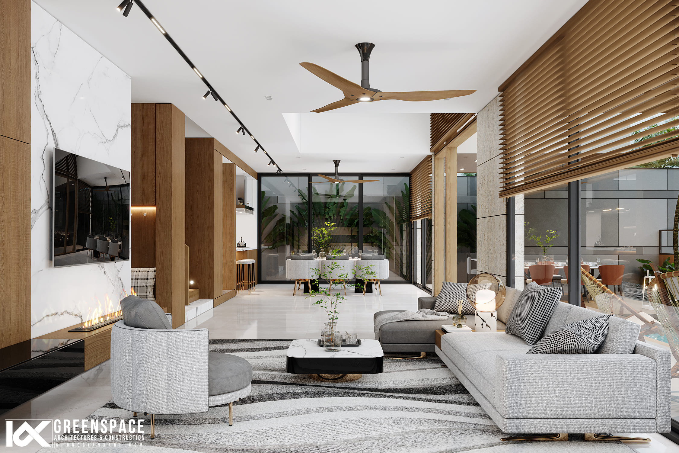 thiết kế nội thất biệt thự Thành phố Hồ Chí Minh 12
