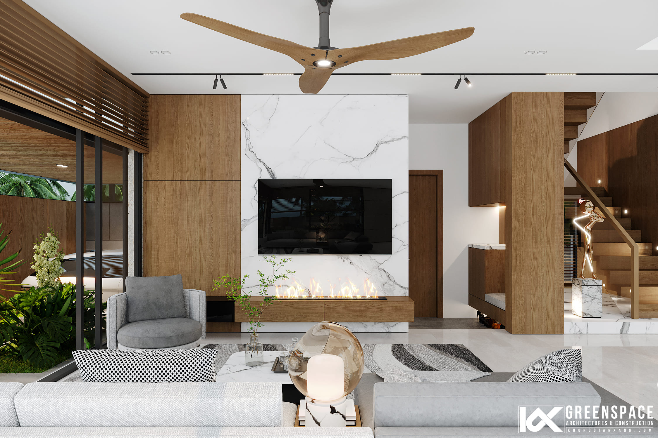 thiết kế nội thất biệt thự Thành phố Hồ Chí Minh 15