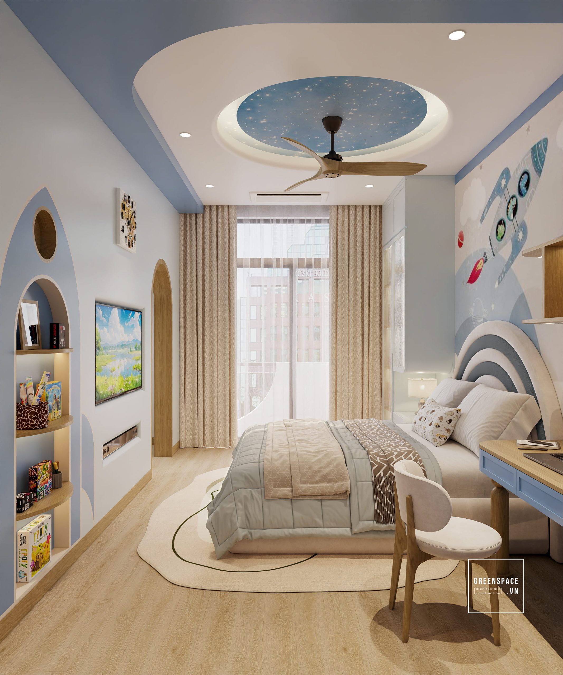 thiết kế nội thất nhà phố 4 tầng thành phố Hồ Chí Minh 20