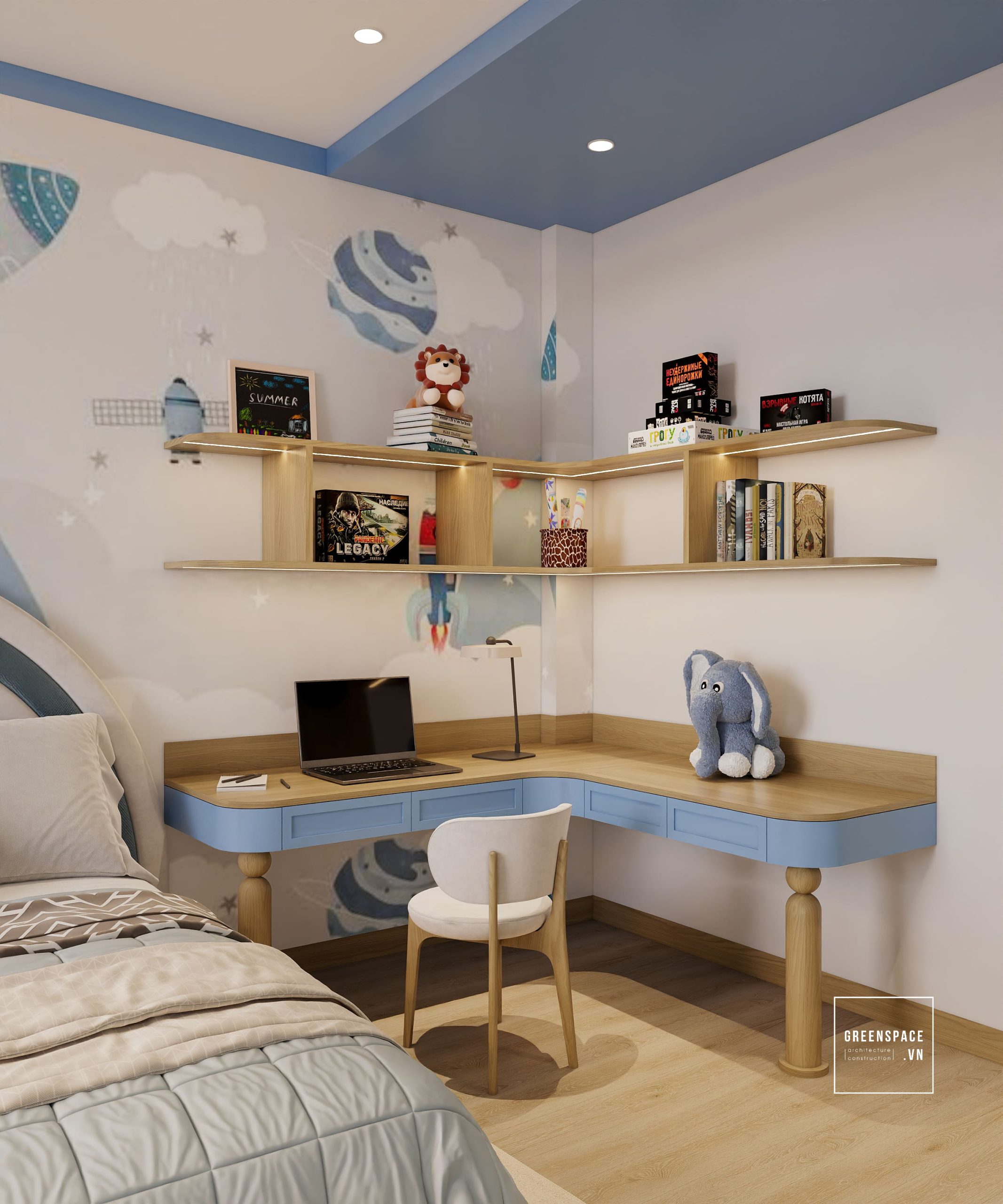 thiết kế nội thất nhà phố 4 tầng thành phố Hồ Chí Minh 22