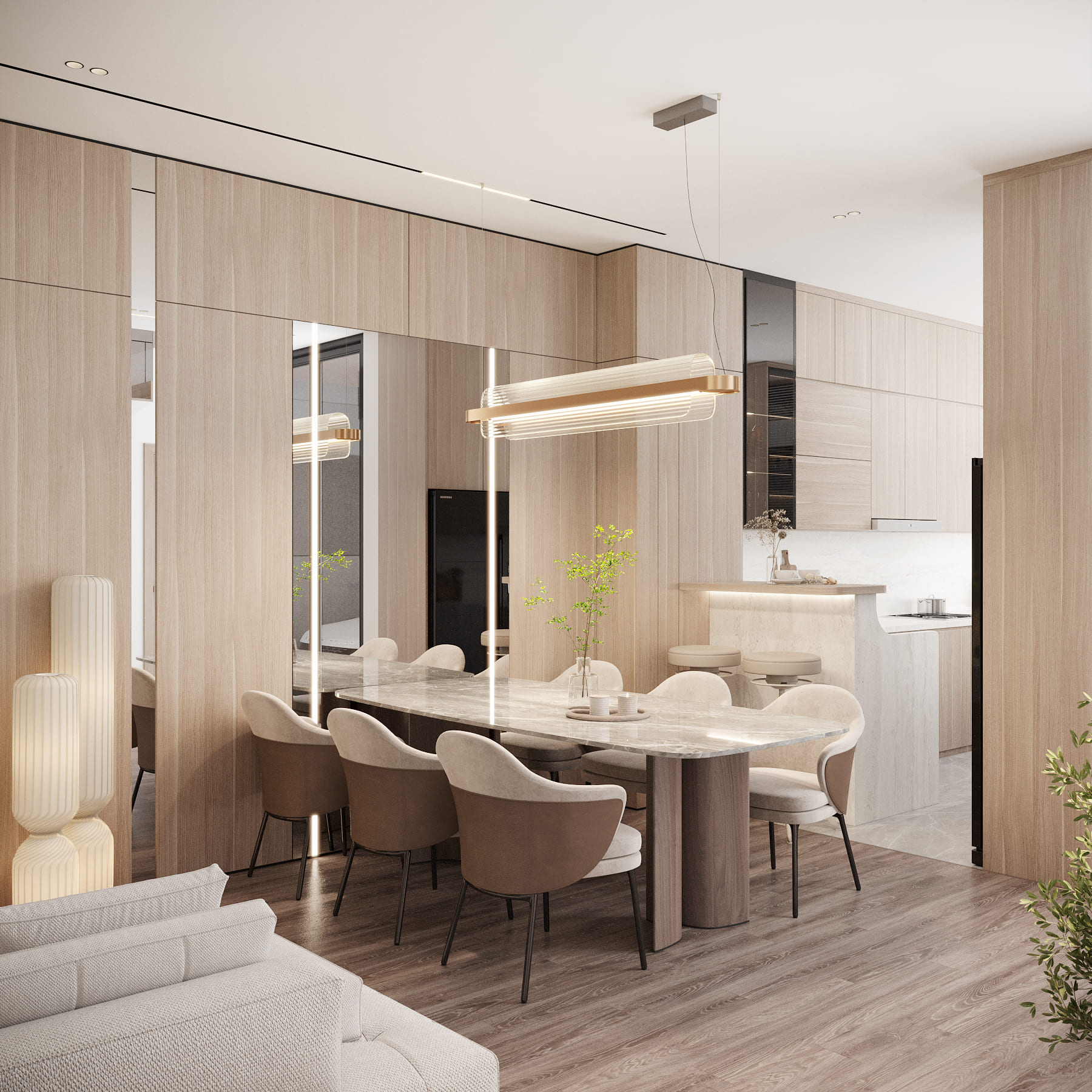 Thiết kế nội thất nhà phố tại Bà Rịa Vũng Tàu 4