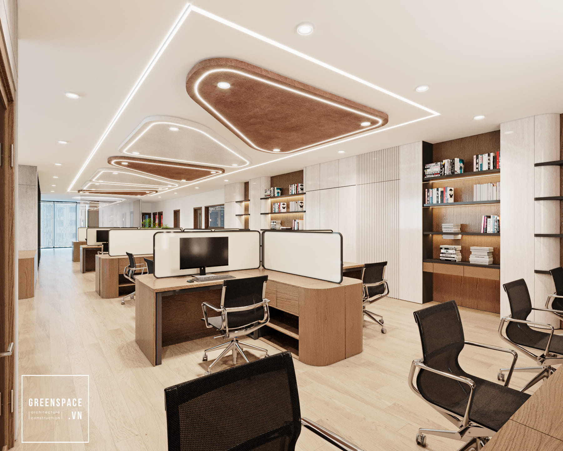 thiết kế nội thất văn phòng hiện đại tại Thành Phố Hồ Chí Minh 4