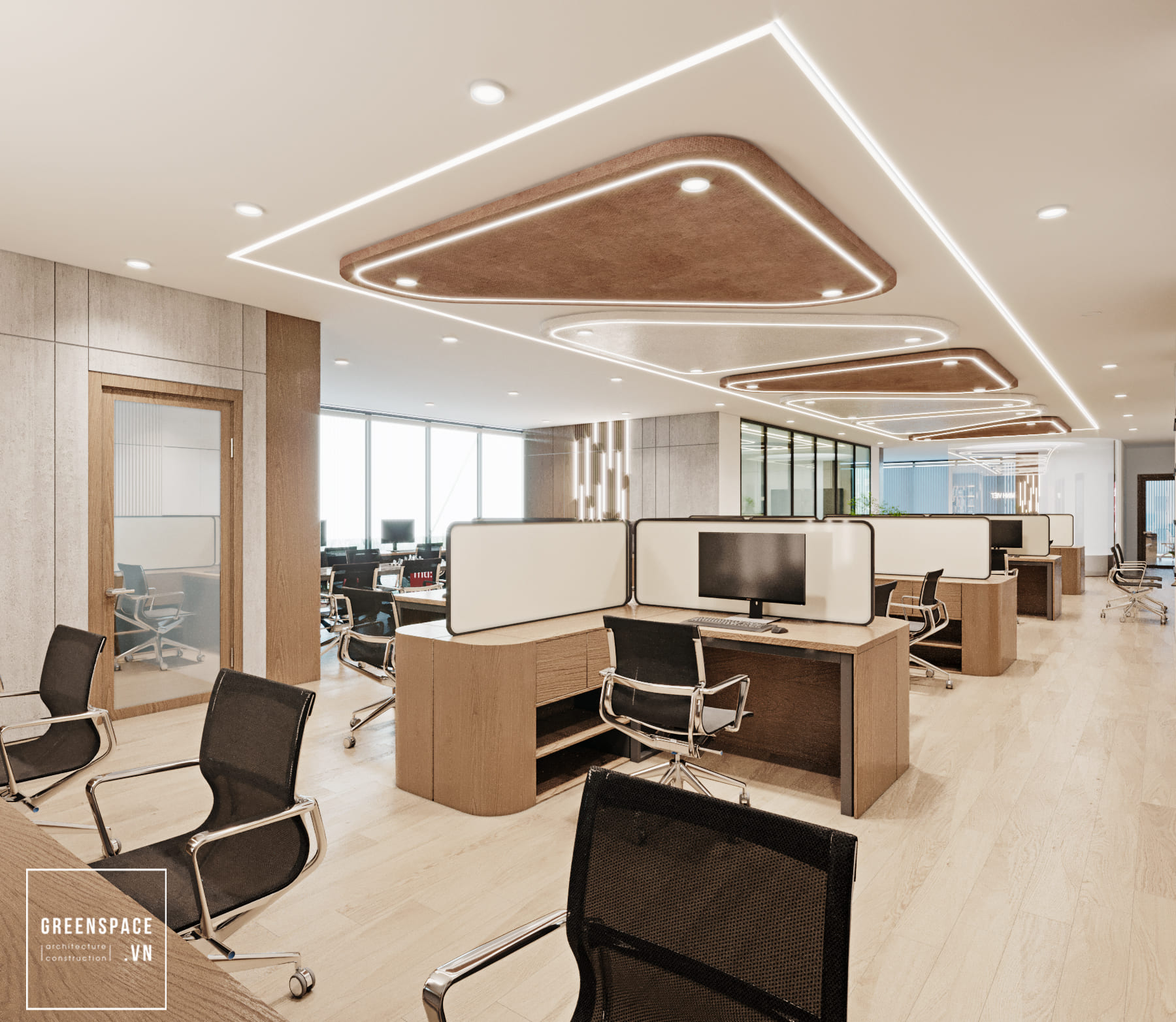 thiết kế nội thất văn phòng hiện đại tại Thành Phố Hồ Chí Minh 6