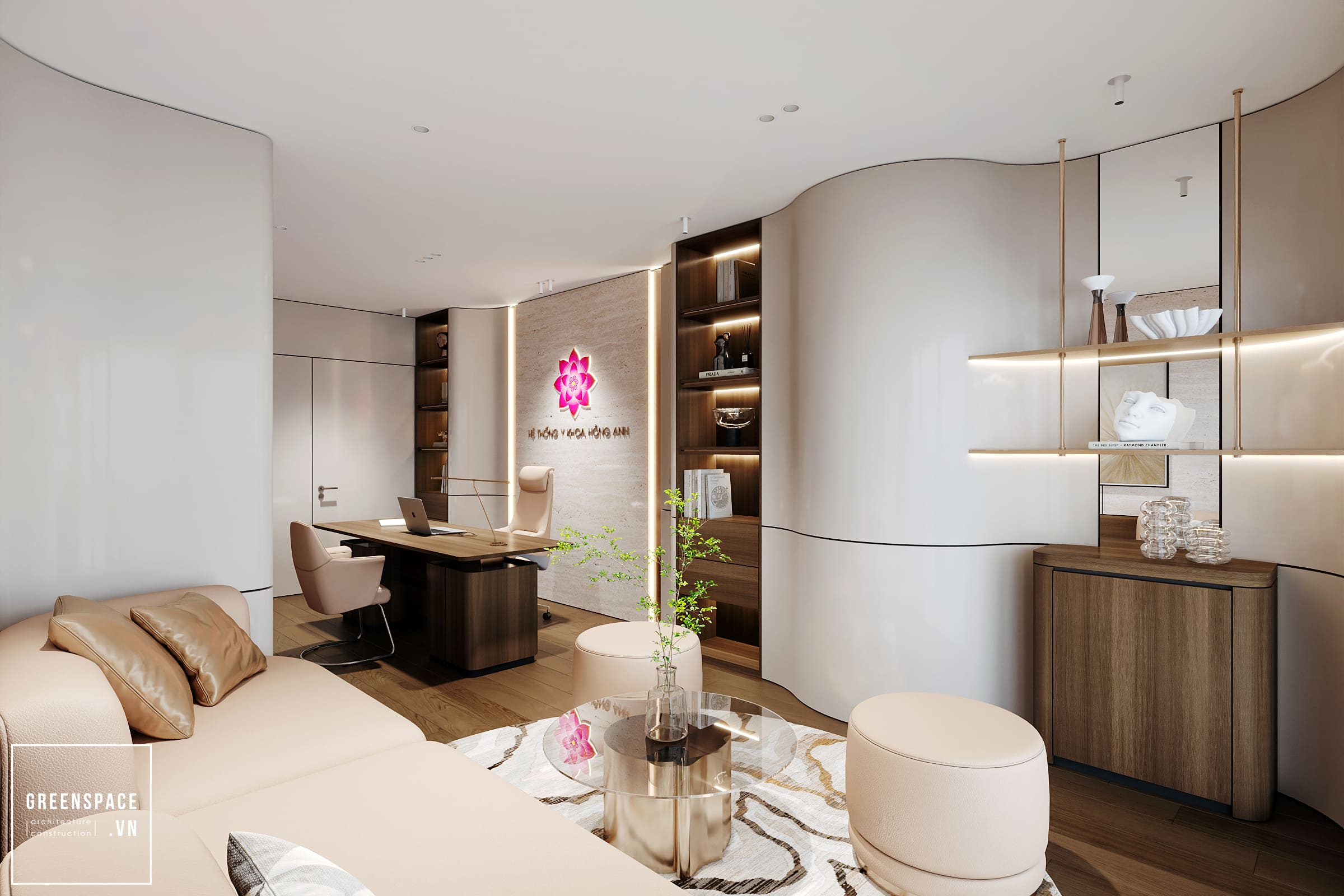 Thiết kế nội thất văn phòng y khoa Hồ Chí Minh 4
